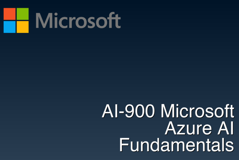 AI-900 Microsoft Azure AI Fundamentals