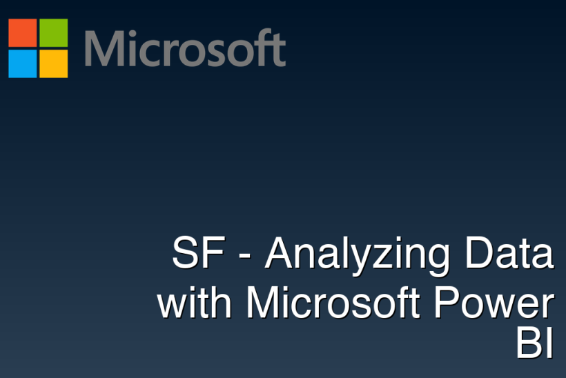 SF - Analyzing Data with Microsoft Power BI